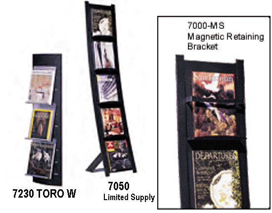 Models 7050, 7000-MS Literature Racks